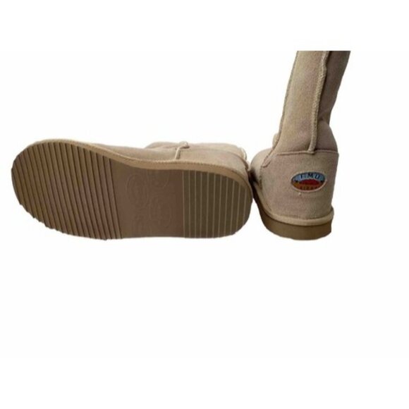 EMU Ridge Australian Boots Women’s 8 Tall 100% Australian Wool Tan Comfortable - Picture 6 of 7